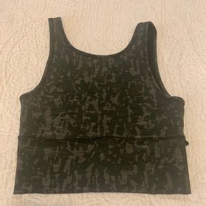 lululemon athletica Green Camo Tank Top